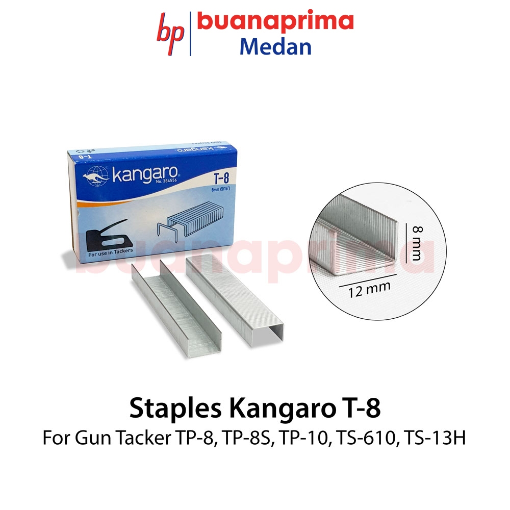 

STAPLES GUN TACKER KANGARO T-8 Isi Stapler Tembak Hekter
