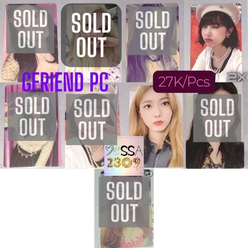 SINB GFRIEND PHOTOCARDS (PC)