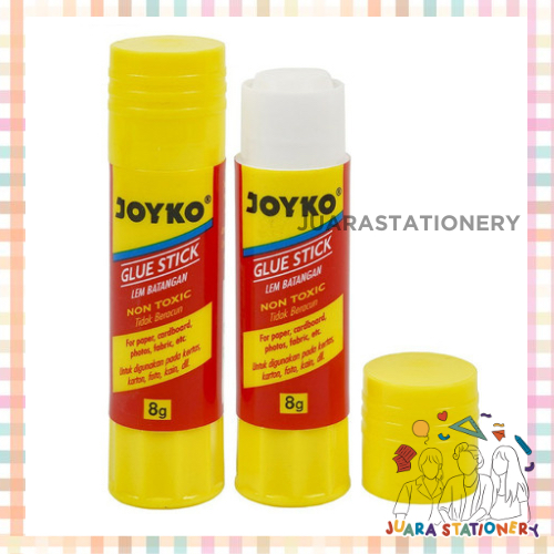 

(37) JUARASTATIONERY Glue Stick Joyko GS-09 8gr / Lem Batang Joyko / Lem Kertas Stick Joyko GS-09