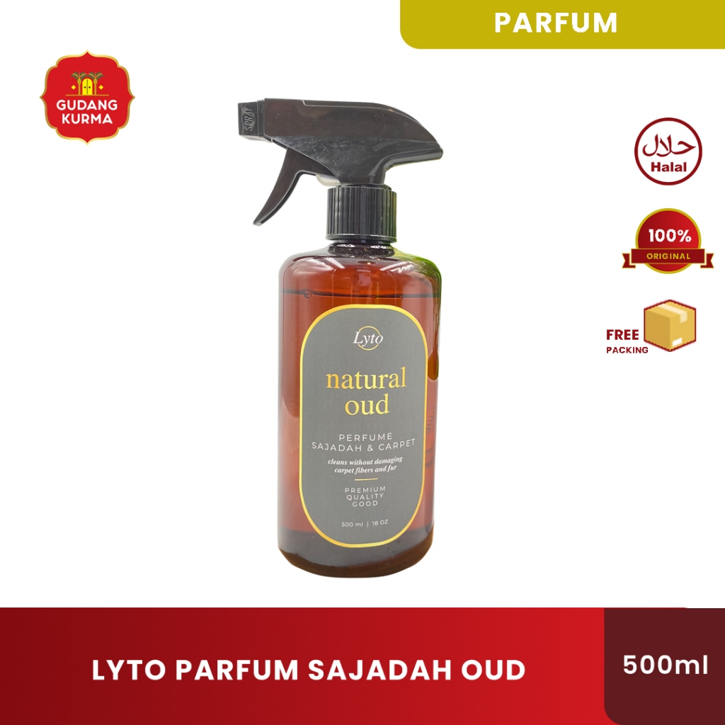 Lyto Parfum Sajadah Aroma Oud 500ml Penghilang Bau Sajadah dan Karpet