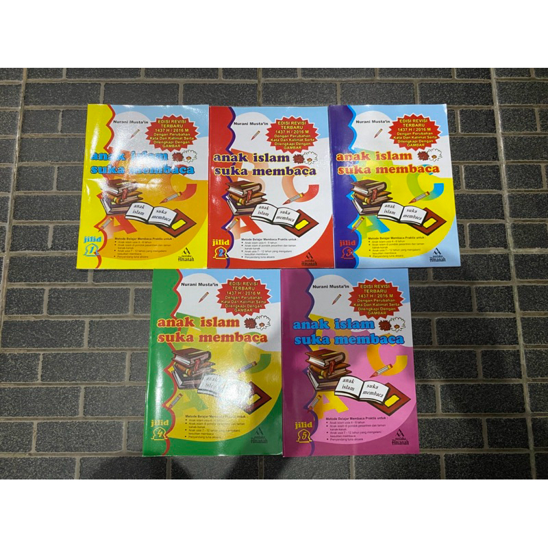 BUKU ANAK ISLAM SUKA MEMBACA 5 JILID (PUSTAKA AMANAH)