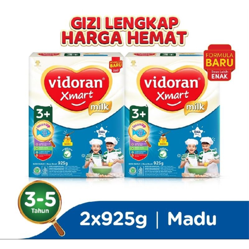 

SUSU VIDORAN XMART 3+ Isi 2 Smart Harga Hemat