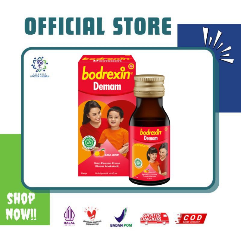 Bodrexin syrup kids demam anak