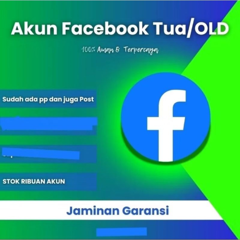 AKUN FB TUA FOTO PROFIL PERMANEN DAN BERGARANSI