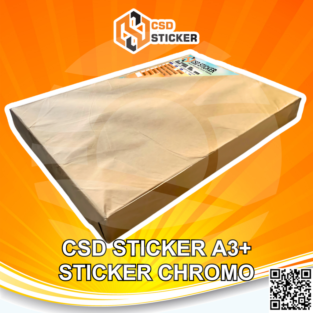

CSD Stiker Chromo Bontak Glossy A3+ Stiker Cast Coated Label Digital Print - PACK- Instant/Sameday