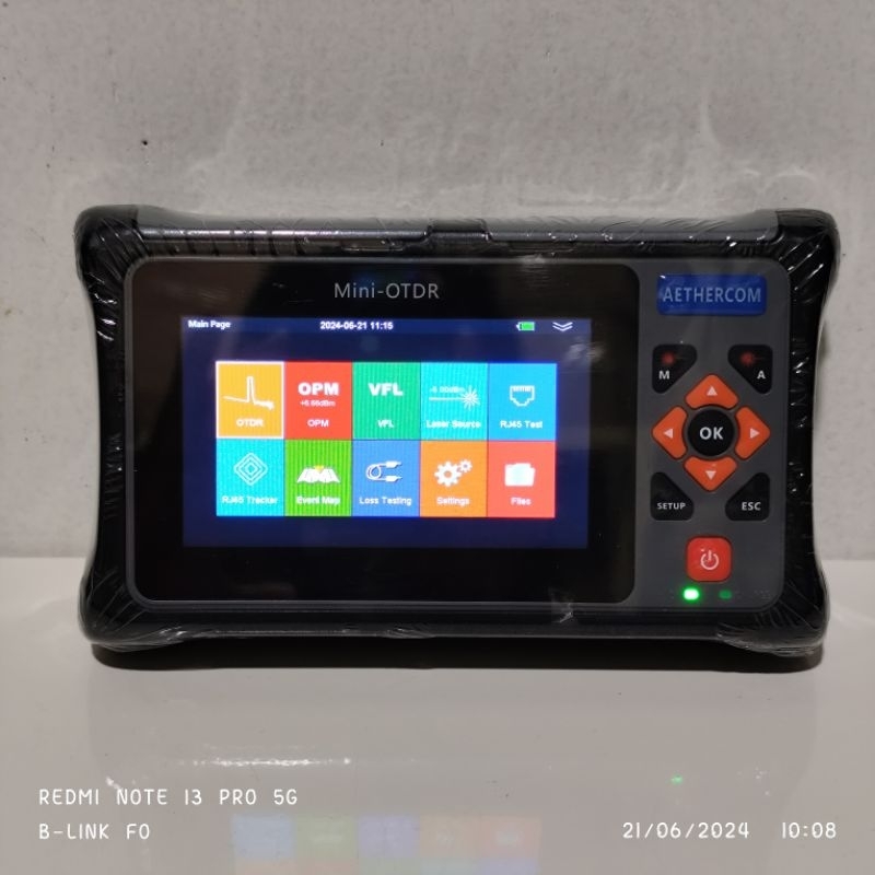 otdr skycom mini t560 / otdr mini 2 lamda / otdr touchscreen