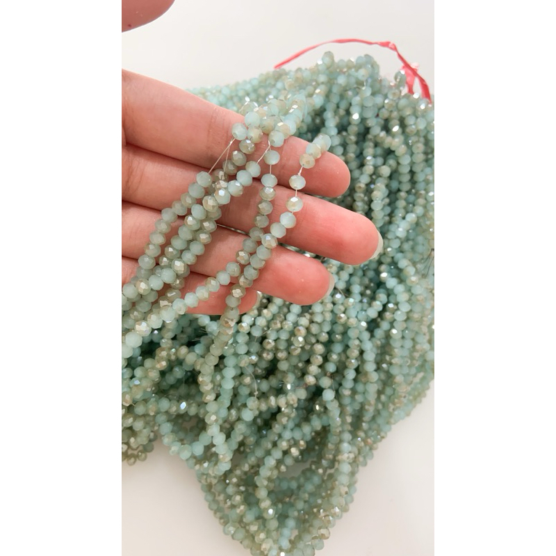 CEKO PAO DOFF 4MM / CEKO GRADASI 4MM/ CEKO BULAT / KRISTAL CEKO BULAT / MANIK CEKO PAO DOFF / MANIK 