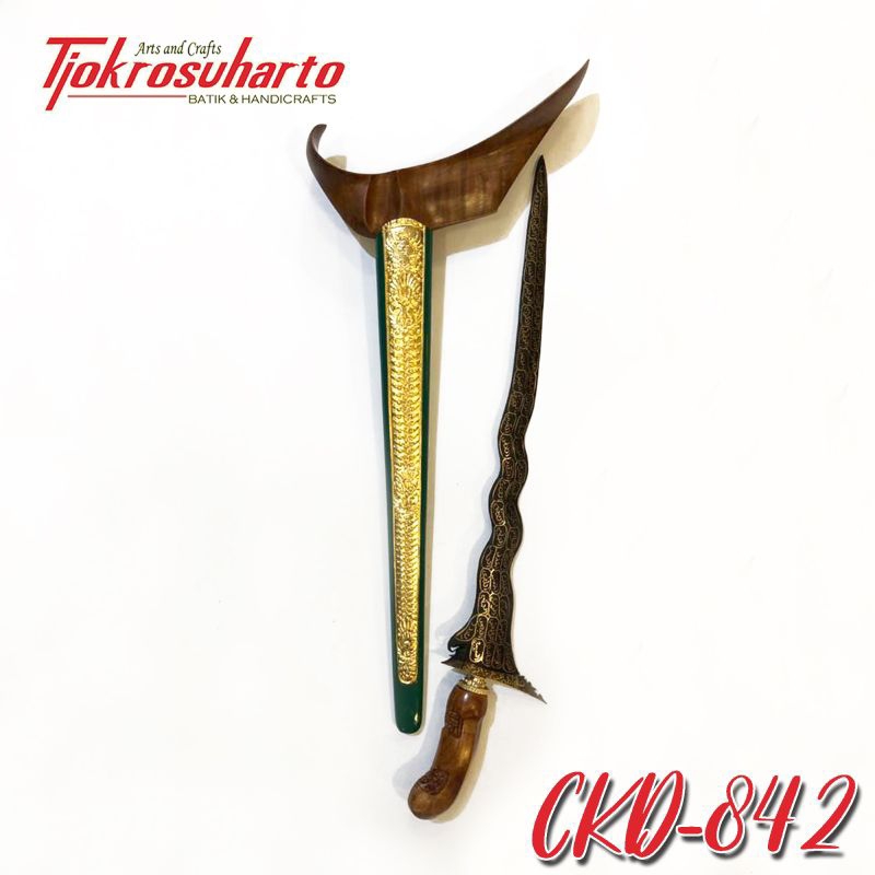 Keris Branggah Jogja Kelengkeng Rajah Asmo Pendok Slorok