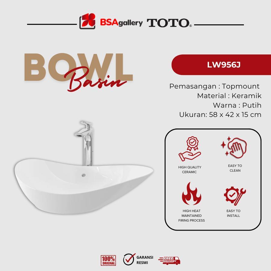 WASTAFEL TOTO LW956J / WASTAFEL SET TOTO / WASTAFEL OVAL BODY ONLY