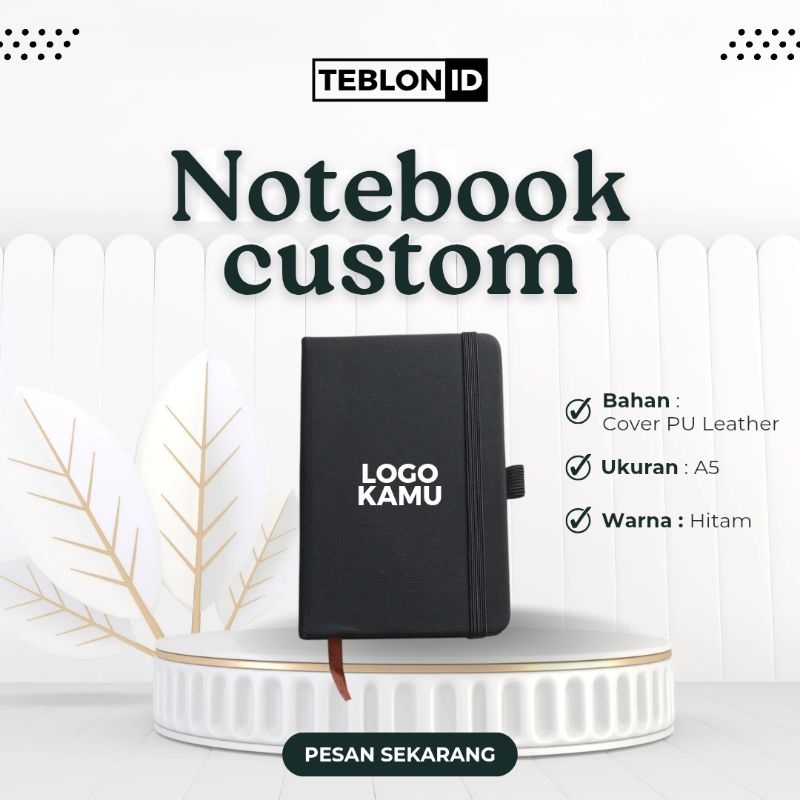 

Notebook Custom Logo Perusahaan / Logo Sekolah / Logo Komunitas / Notebook A5 / Souvenir Sekolah / Notebook Murah / Notebook Surabaya / Notebook Custom Tulisan/ Notebook Custom suka-suka