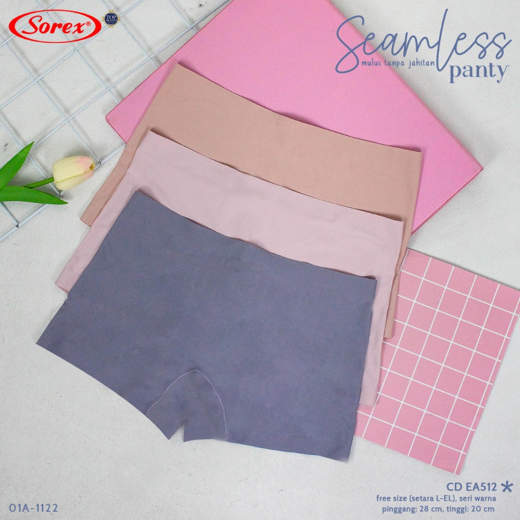 Celana dalam Wanita Seamless boxshort 512 Sorex