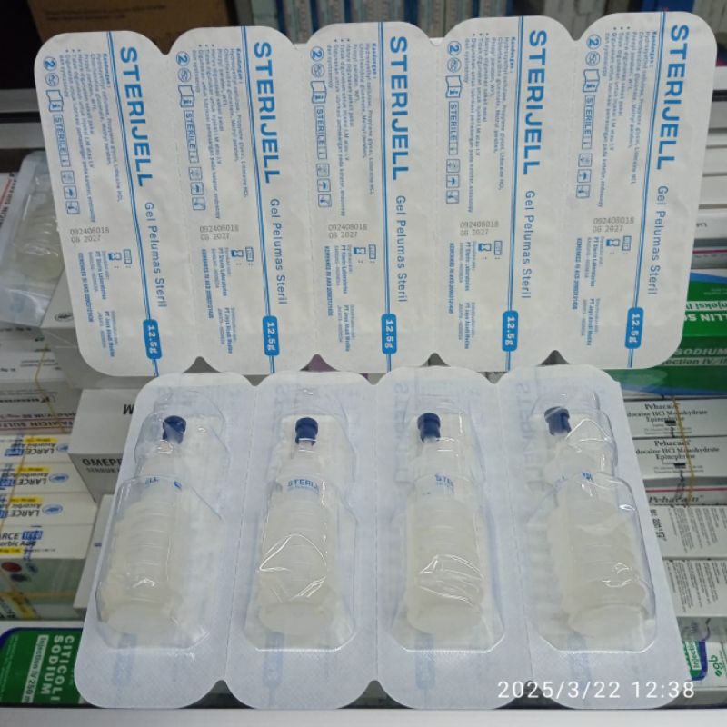 Zeruna21 Sterijell 12,5 G Gel Pelumas Steril