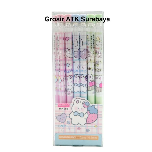 

( DAPAT 1 PCS ) Pensil Mekanik 0.5 0,5 Anak Lucu Fancy Avenger Disney Cute Animal 6