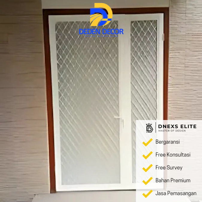 Pintu expanda - pintu jaring alumunium