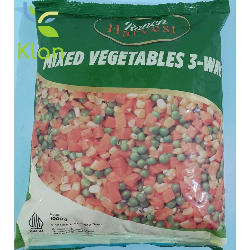 

SAYUR MIX 1KG 3 MACAM / MIXED VEGETABLE 3 WAYS /MIX VEGETABLES / SAYUR BEKU / FROZEN VEGETABLES