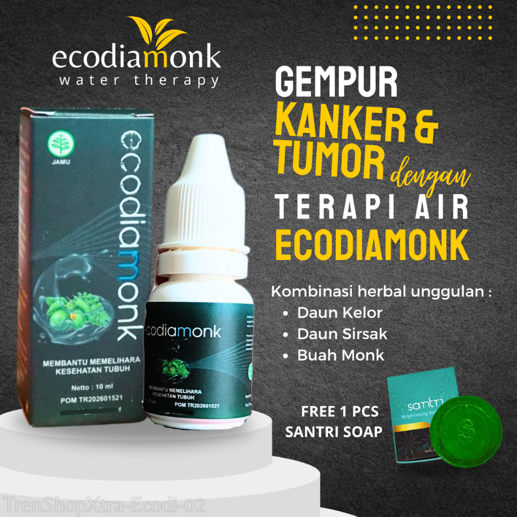 

Herbal Jamu Tetes Ecodiamonk Untuk Terapi Kanker & Tumor