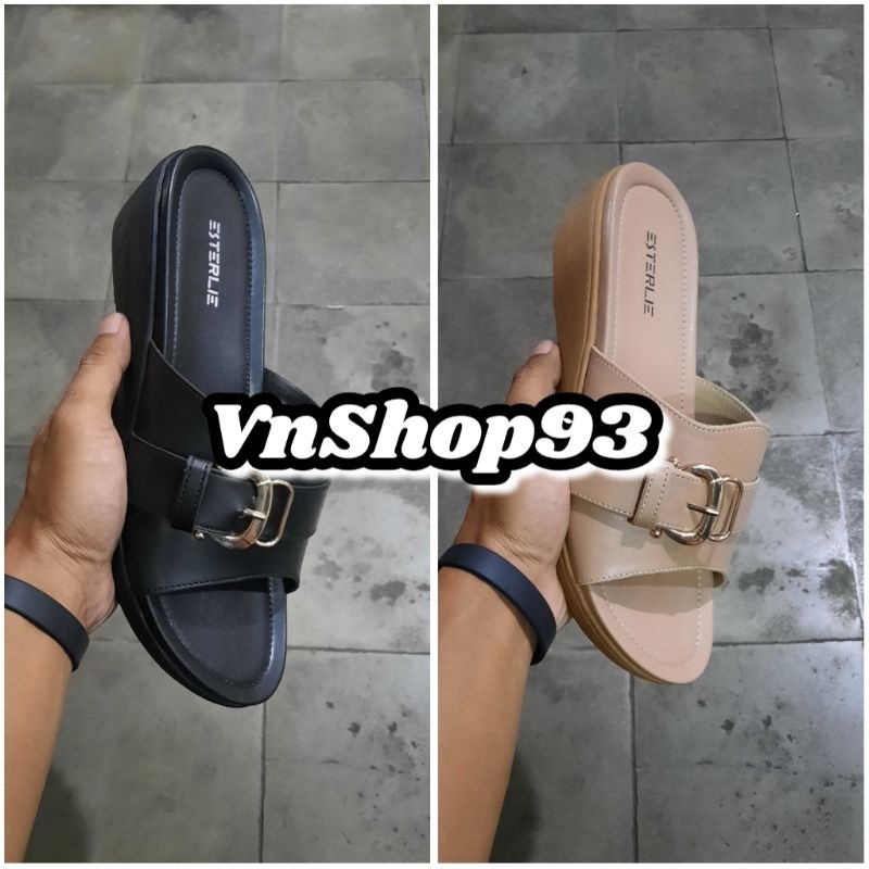Esterlie STR 511 Sandal Wedges Wanita