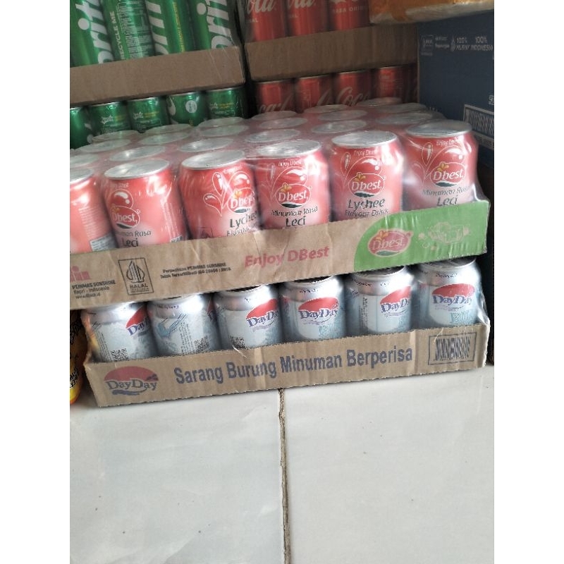 

D Best Minuman Leci 1 Dus Isi 24 Kaleng