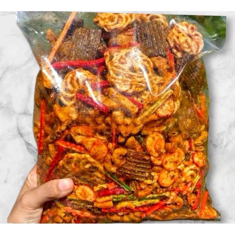 

250 gram SEBLAK MIX KERUPUK DAN BASRENG/ SNACK MURAH
