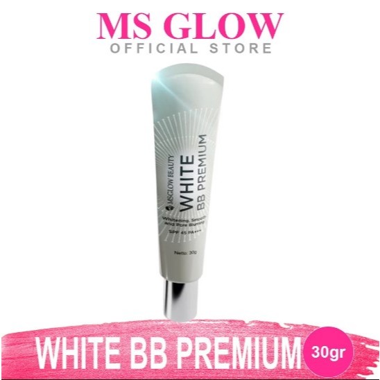 MS GLOW WHITE BB PREMIUM WHITENING DAILY BB CREAM / MS GLOW BB CREAM / BB CREAM MS GLOW