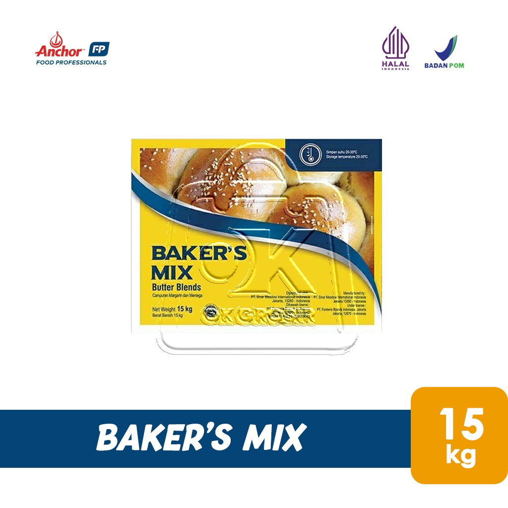 

GROSIR Anchor Baker's Mix 1 Dus (15 kg)