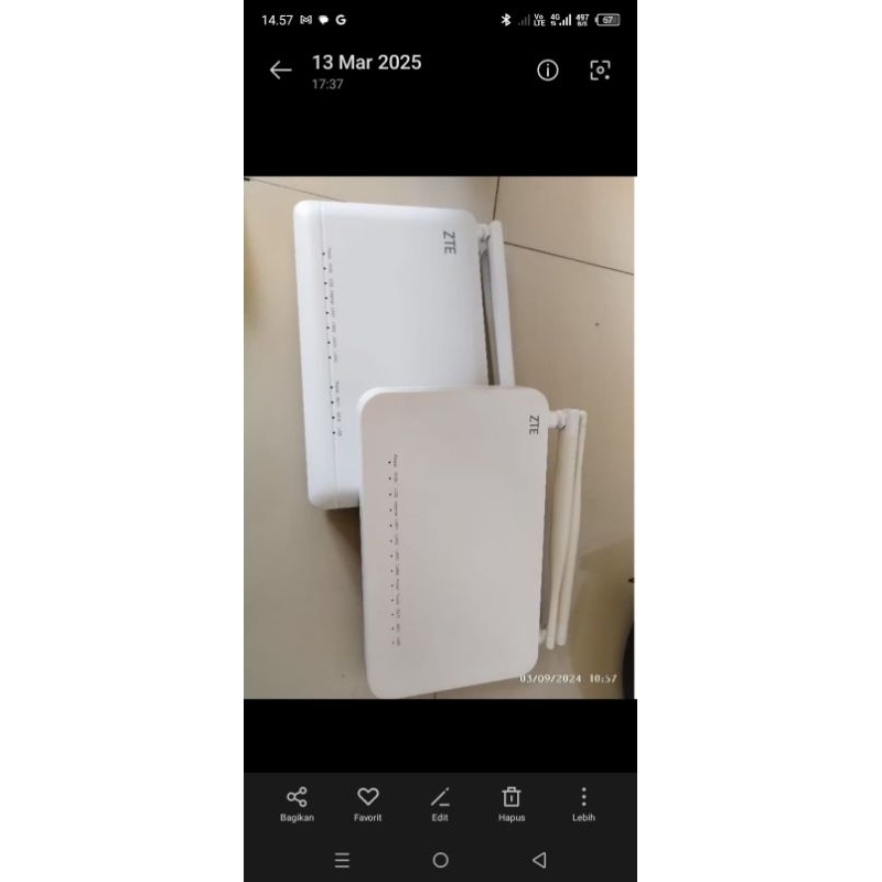 ONT ZTE F76OL - F609