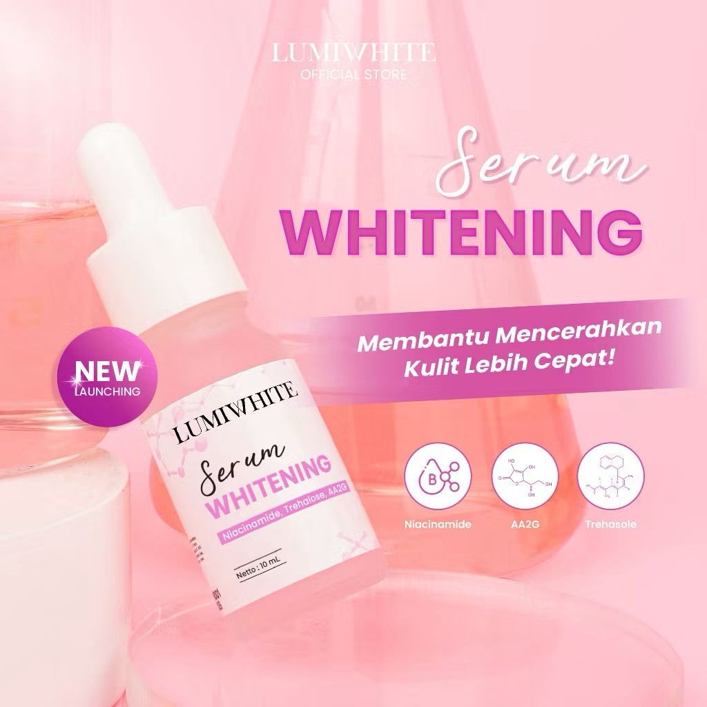 LUMIWHITE Whitening Serum Niacinamide4% & AA2G (Vit C) 10ml