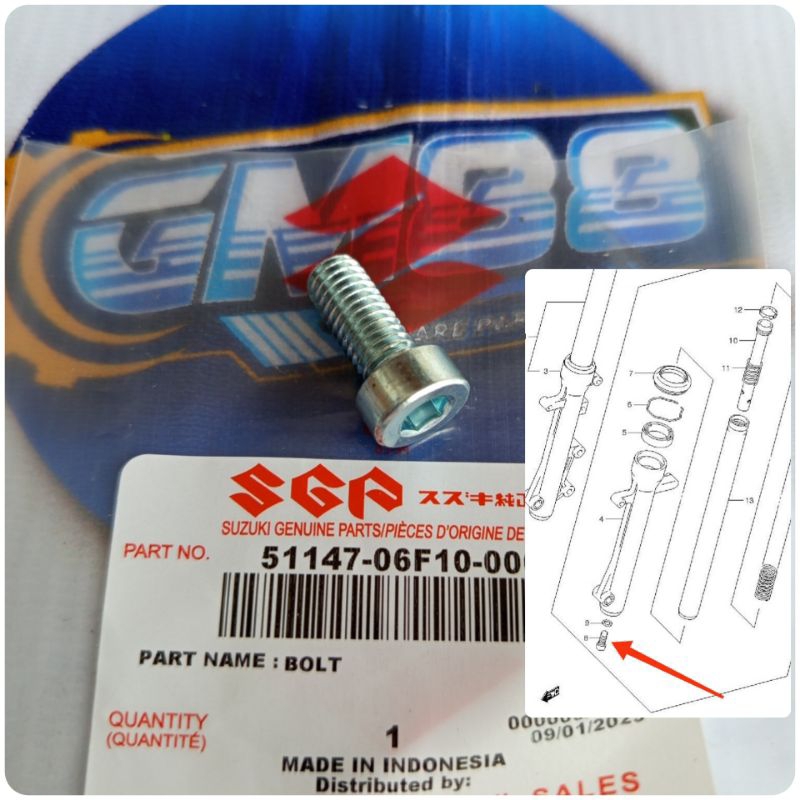 BAUT L SULING SHOCK ISI 1PCS ADDRESS / LET'S ORIGINAL SGP
