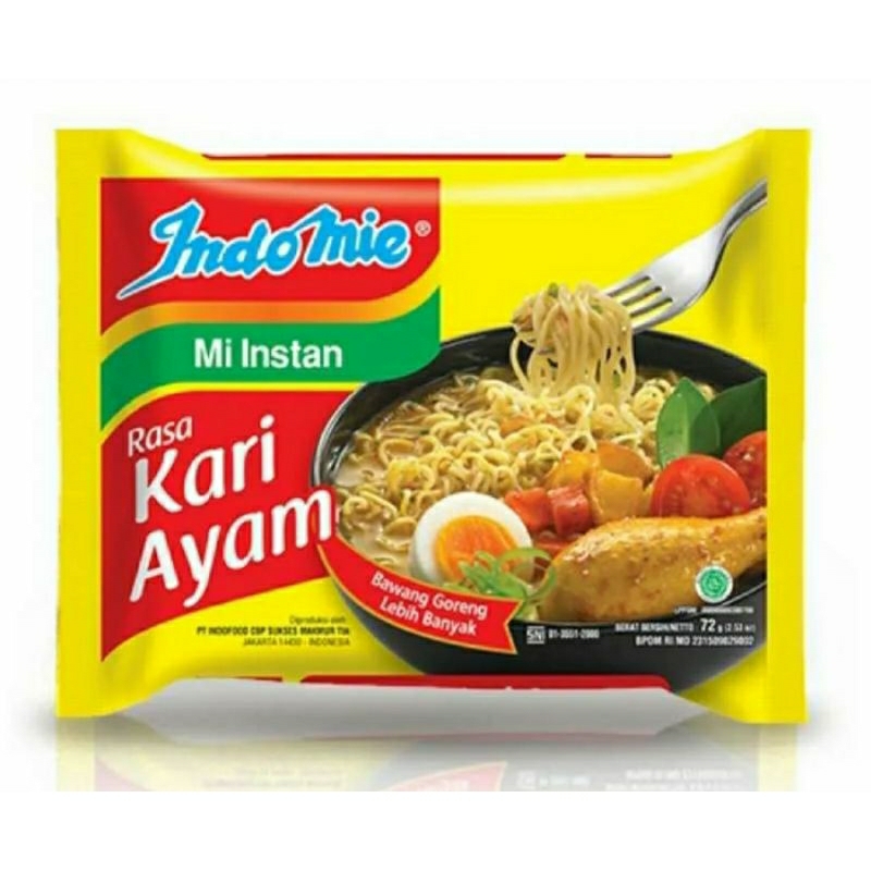 

INDOMIE KARI AYAM 1 DUS ISI 40 PCS