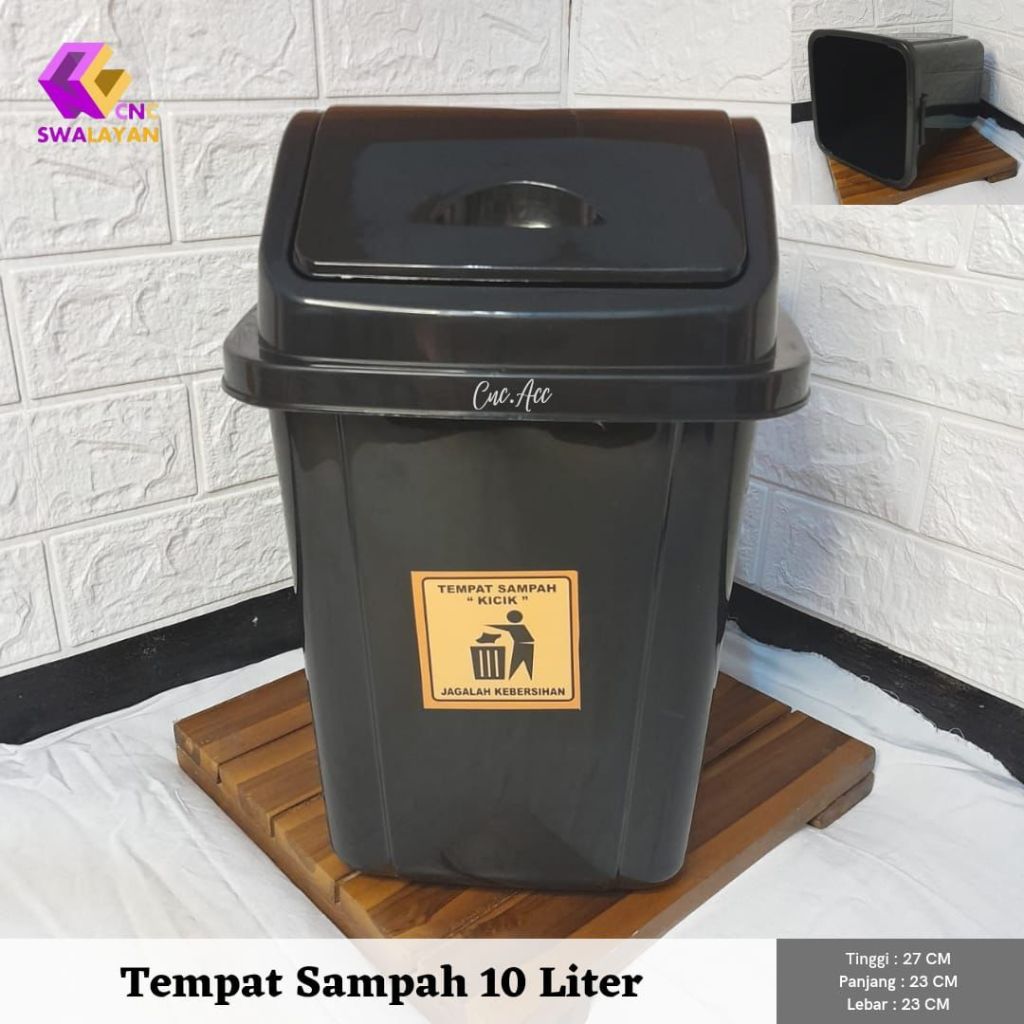 ( INSTANT ) TEMPAT SAMPAH 10 L / TEMPAT SAMPAH + TUTUP