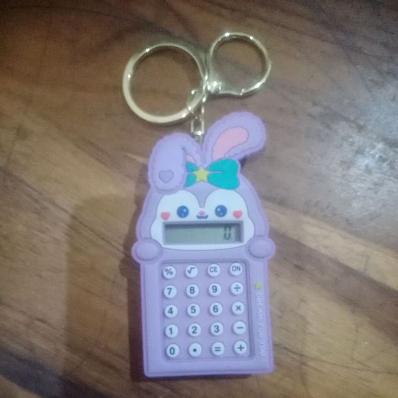 

kalkulator mini lucu warna ungu
