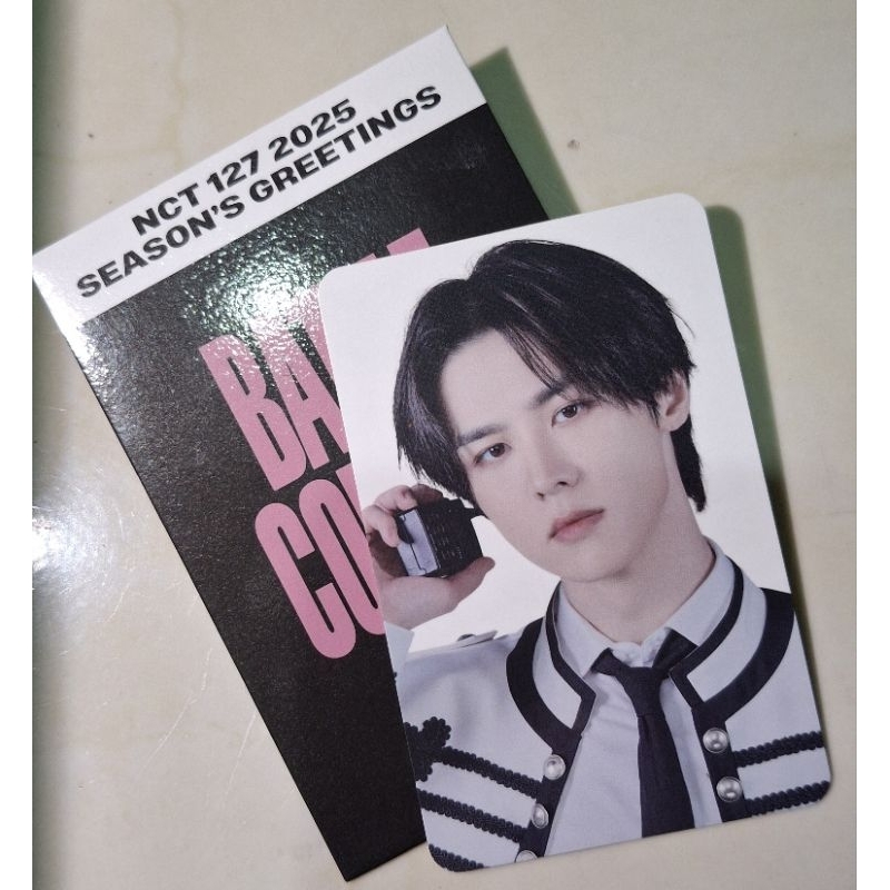 PHOTOCARD OFFICIAL NCT ZONE KONSEP WHITE AGENT