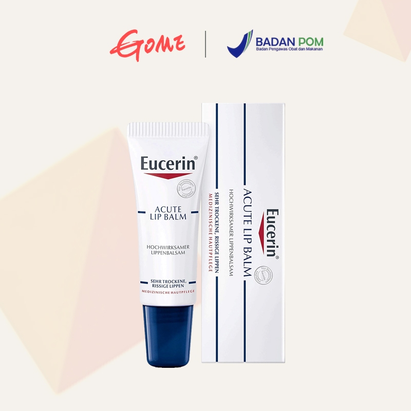 Eucerin Dry Skin Calming Lips Balm 10ml, Eucerin Official Store, Lip Balm Eucerin, Lip Balm Eucerin 