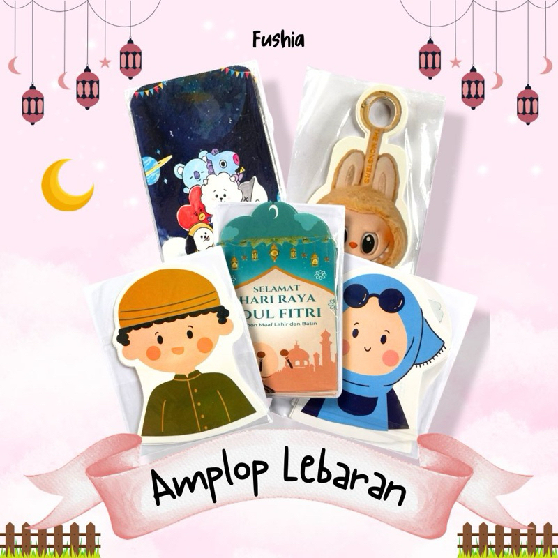 

INSTAN AMPLOP LEBARAN 2025 isi 10pcs Medium Jumbo Amplop 3D