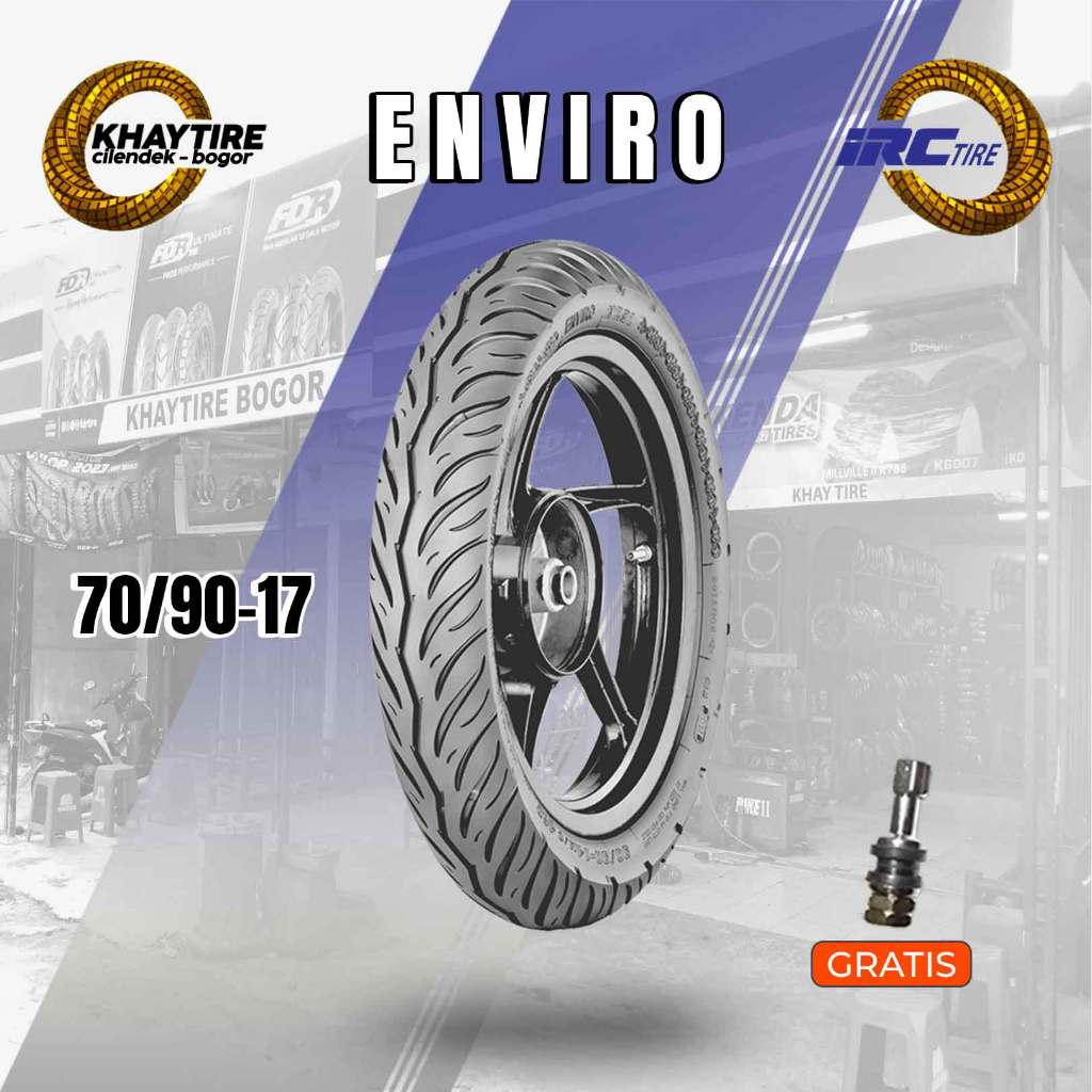 Ban Motor IRC ENVIRO 70/90 Ring 17 Tubeless