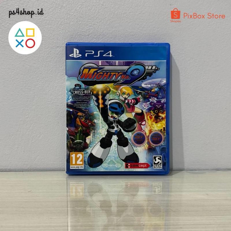 BD KASET MIGHTY NO 9 PS4 SECOND BEKAS MIGHTY NO9 NO. 9 GAME 2D SERU STRATEGI FRIENLY UNTUK ANAK PLAY