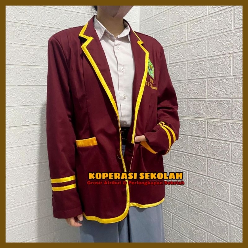 Jas Almamater untuk Sekolah dan Kuliah Custom Murah (Kain Nagata Drill) - Atribut Sekolah