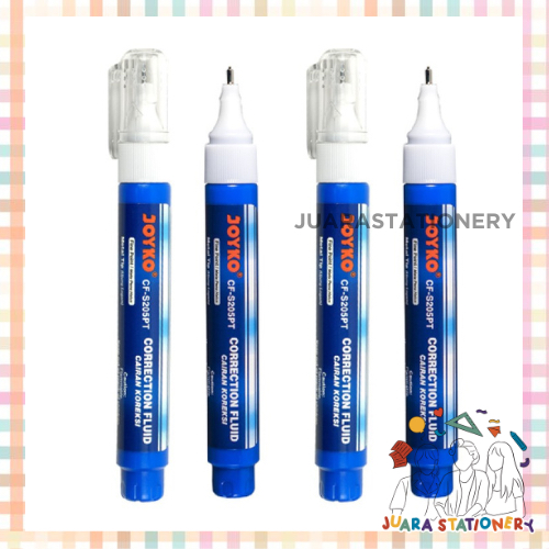 

(65) JUARASTATIONERY Correction Fluid Joyko CF-S205PT / Tip Ex Cairan Koreksi Tip-Ex Tip X