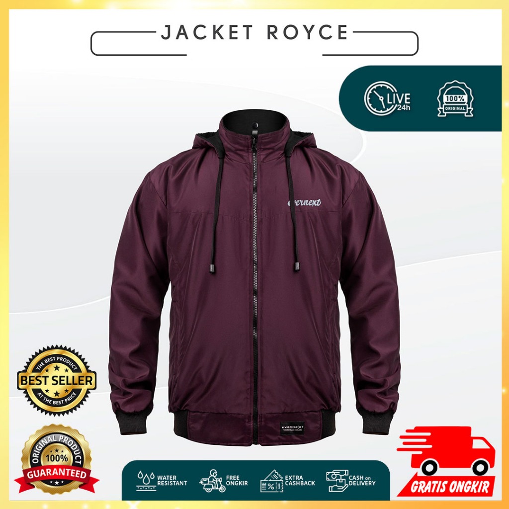 JAKET OUTDOOR CEWEK DANIRA - EVERNEXT | Jaket Outdoor Wanita Jaket 2in1 Terdapat 2 Saku Resleting