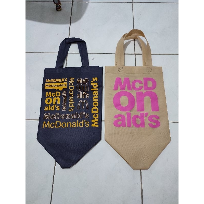 

Reusable Tote Bag McD Tas McDonalds Spunbond