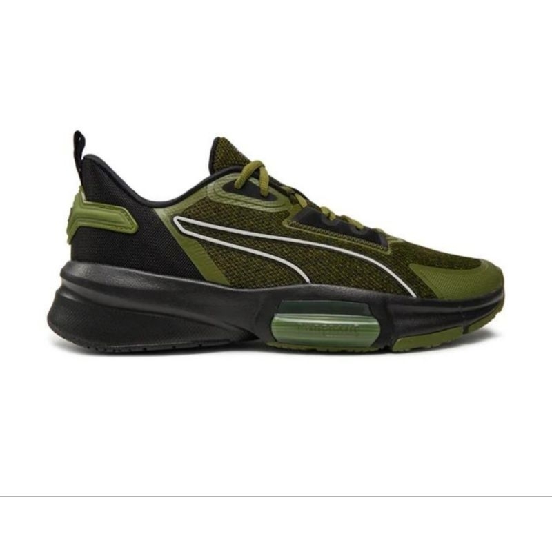 SEPATU PRIA PUMA PWRFRAME TR 3 NEO FORCE OLIVE GREEN