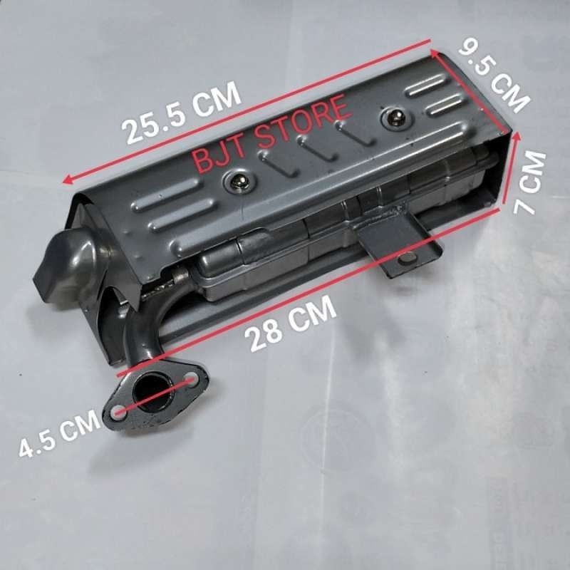 knalpot mesin Yamaha MZ 175 / Muffler MZ 175