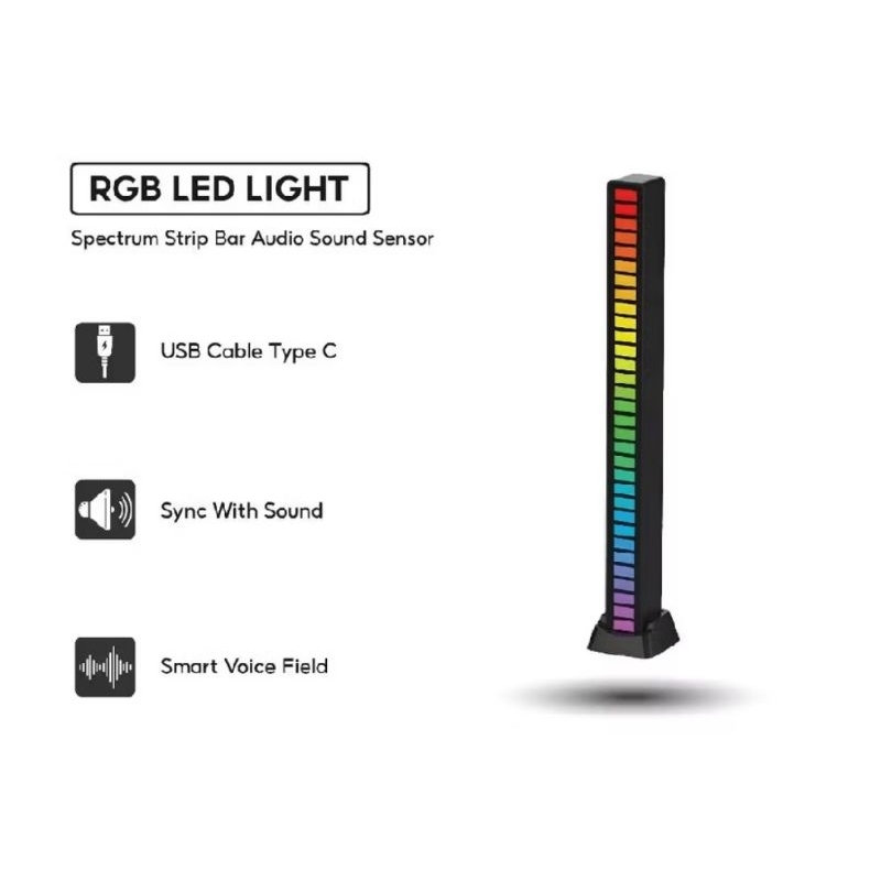 Lampu Sensor Suara Audio Musik RGB Spectrum