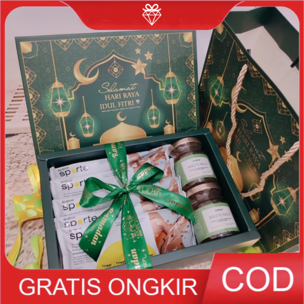 

IDUL GIFT - Hampers Realfood Minuman Sehat Sarang Burung Walet - Hampers Ramadhan - Kado Lebaran Murmer - Bingkisan Kado Mewah HR007