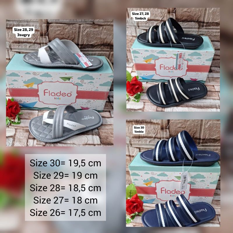 sendal anak laki-laki Fladeo