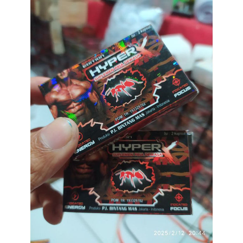 

2 pack 4 kpsl Hxper madu bubuk herb