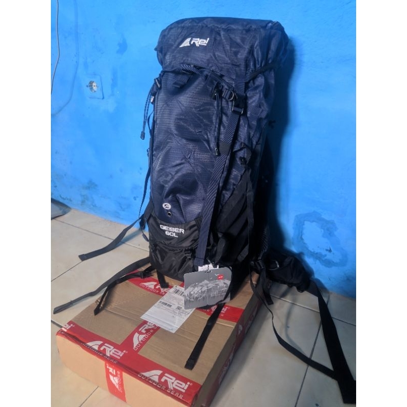 CARRIER AREI GEISER 60L BIRU NAVY SECOND MULUS