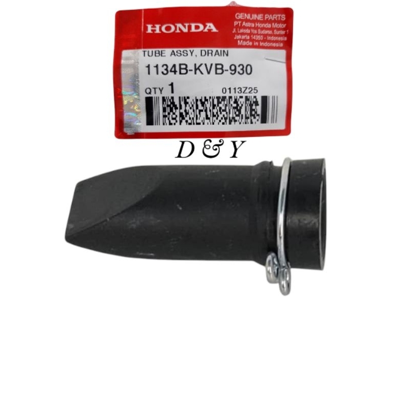 Tube Assy Drain Honda Vario 110 CW  Originql AHM