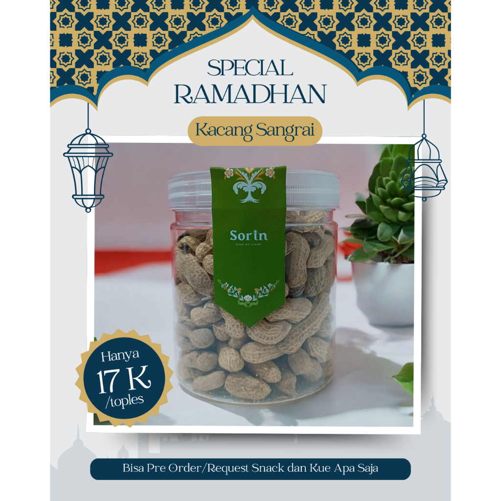 

HAMPERS KACANG SANGRAI 600ML RAMADHAN IDUL FITRI SNACK LEBARAN KUE LEBARAN KACANG HAMPERS KACANG