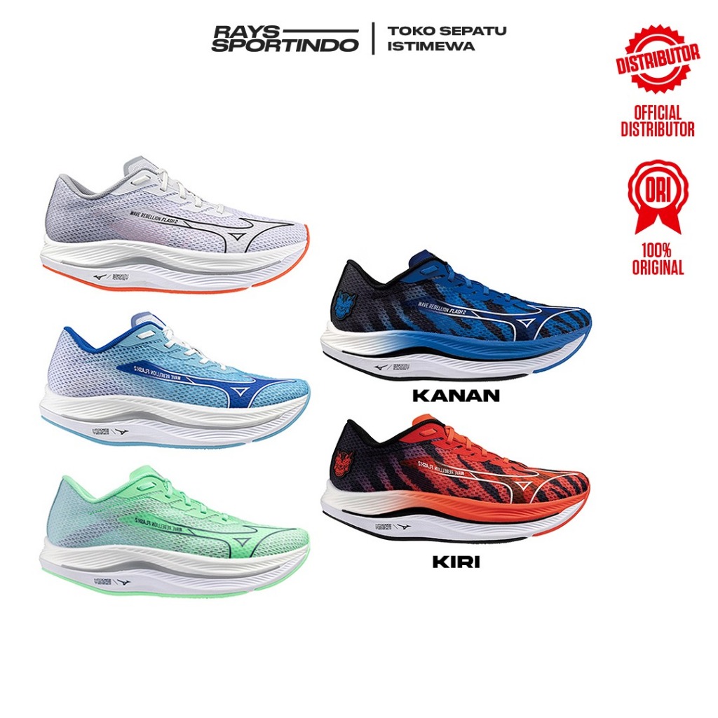 SEPATU RUNNING MIZUNO WAVE REBELLION FLASH 2